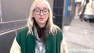 PutaLocura - Torbe & EmeJota: Blonde Nerd's Passionate Fuck Session