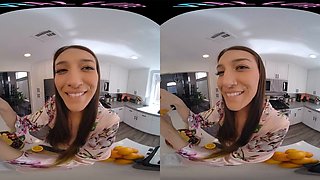 Vrallure gets down to some serious fingerblasting and solo fun with her big tits