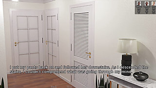 Stepson masturbating watching on Hot Milf nude bath in bathroom while stepsister catch him.