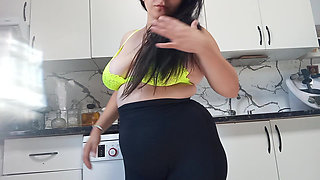 Leggings, Bra and Big Bubbly Farts