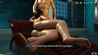 Swimming with Girlfrient at Pool