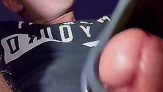 I Love Smelling My Wife's Feet Close up Cumshot