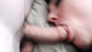 Brunette hookup amateur blowjob and dirtytalk sexdate