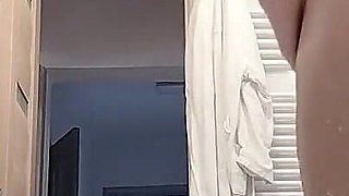 Latina with Big Ass, Hairy Pussy, Big Tits, Big Ass. Horny MILF Strips and Masturbates with Moans.