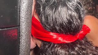 Dick Hungry Sluts Blindfolded at the Gloryhole - Cliff Media