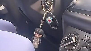 My Lover Plays with His Feet on the Pedals of His Car