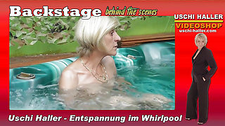 Boss Uschi Haller Relaxes Naked in the Whirlpool