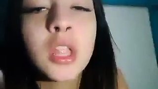Sexy Teen Brunette Chick Handjobs POV