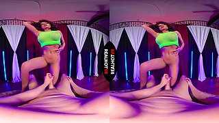 Strip Club Sex: Hot Latina Stripper Fucks You & Squirts All Over Your Big 10" Cock