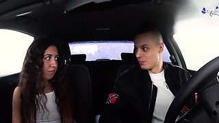 Young and crazy porn cockslut joins big-arsed cast for car