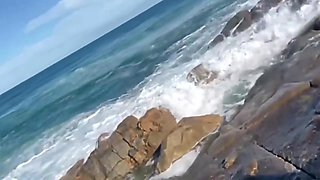 She Sucks My Cock In Public On The Beach