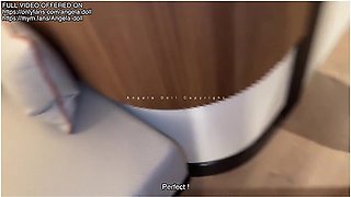 Stranger Challenge - I Act Like A Whore At The Hotel By Emptying The Balls Of A Follower - Angela Doll And Amatrice Francaise