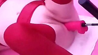 Fucking Machine Anal Dildo Fun with Essex Girl Lisa