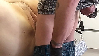 fucking my mother-in-law with my hand and a dick in her pussy