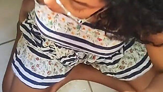 Stepdaughter My Obedient Cleaning My Feet with Her Tongue and Drinking All My Urine