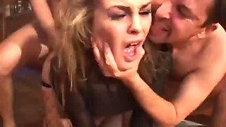 Sexually Excited Wives  Girlfriends Roughly Double Banged