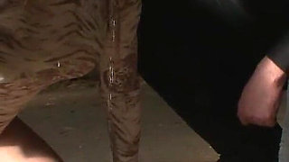 Maid with Inflated Cunt Gets Fucked with a Candle.