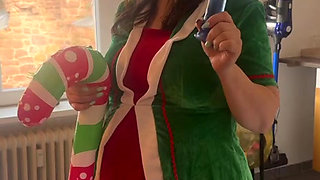 Santa Claus gives me new toys to make me