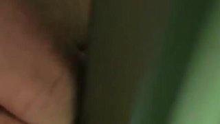 On the Bicycle Bouncing Boobs and Rubbing My Big Clit with Fun