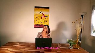 My Sexy Spanish Secretary Magia Rosa Lesbian Office Sex with English Subs