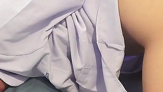 First Anal for a 18 Years Old Thai Amateur, She Cannot Put Everything