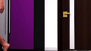 Measuring My Cum #7 - Animated Porn Game - Stepmom Handjob