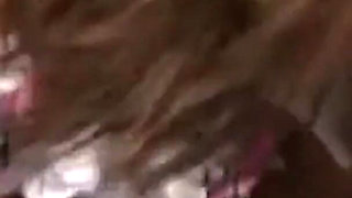Gucurly Haired Brunette Washes Sins Away with Gloryhole Cum