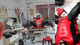 Mistress Luciana Dominates with Needles and Hardcore Anal Fuck in Latex Catsuit