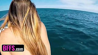 Bffs - Boat Party of Teen Besties Leads to Hardcore Pounding with Massive Cock