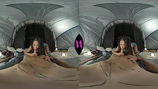 Amazing Sex In A Tent With The Beautiful Paula