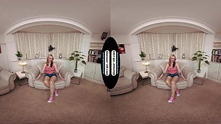 Em Yang Babysitter In Tan Glossy Legwear With Surprise Unexpected Treat For You - 8k Vr