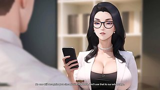 Hotel cartoon sex adventure with playful characters