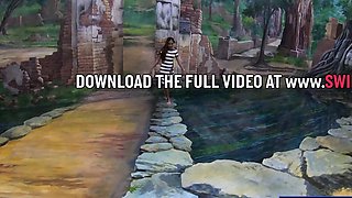 Big ass Thai GF museum visit and fuck