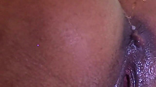 Sexy Light Skin Ebony Swallows My Cum Load