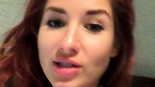 Amateur blondie solo anal masturbation