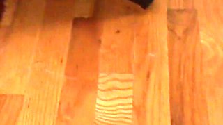 Sweet blonde milked in mouth from his BBC