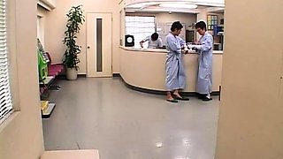 Seductive Oriental nurses getting fucked by horny patients
