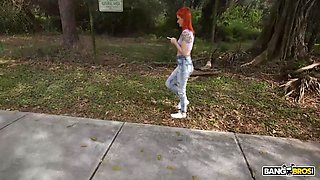 Bangbros - sawyer kelly boards the bang bus for a rail and takes another ride on a enormous cock