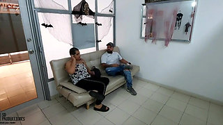 I Discover My Stepsister Very Horny with Her Dildo and I End up Fucking Her Part 1