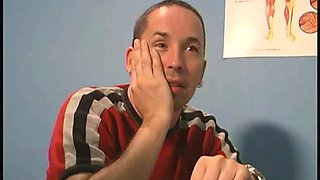 Blonde milf teacher and brunette student slut sharing cock in the classroom