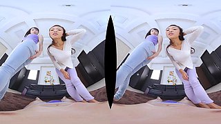 VR Asian Spit and Squirt Part 3