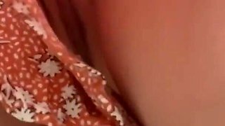 Wow! Nude Pussy in Search of Thrills in the Bus. Self Pleasure Under Skirt.