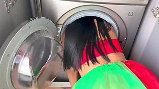 A different Christmas at home i got still in the washing machine and my papi went to the rescue