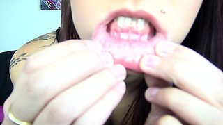 Homemade amateur riding cock cumshot swallow in lingerie