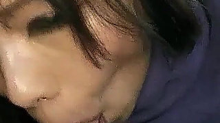 Japan skinny teen gives uncensored final blowjob on first date