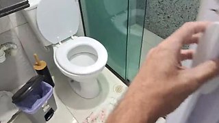 Amateur Redhead Fanny Squirting Finds Sister-In-Law's Used Panties and Cums on Them