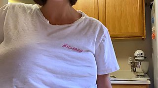 Great Big Boobs On Masturbating Redhead