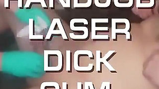 #96 Nurse Handjob Laser Dick Cum