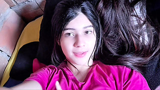 My neighbor sends me a video so that I can get to give her cock