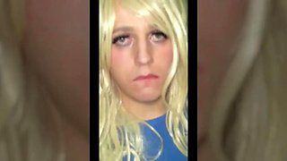Sissy sucks cock and gets fucked anal  oral, crossdresser